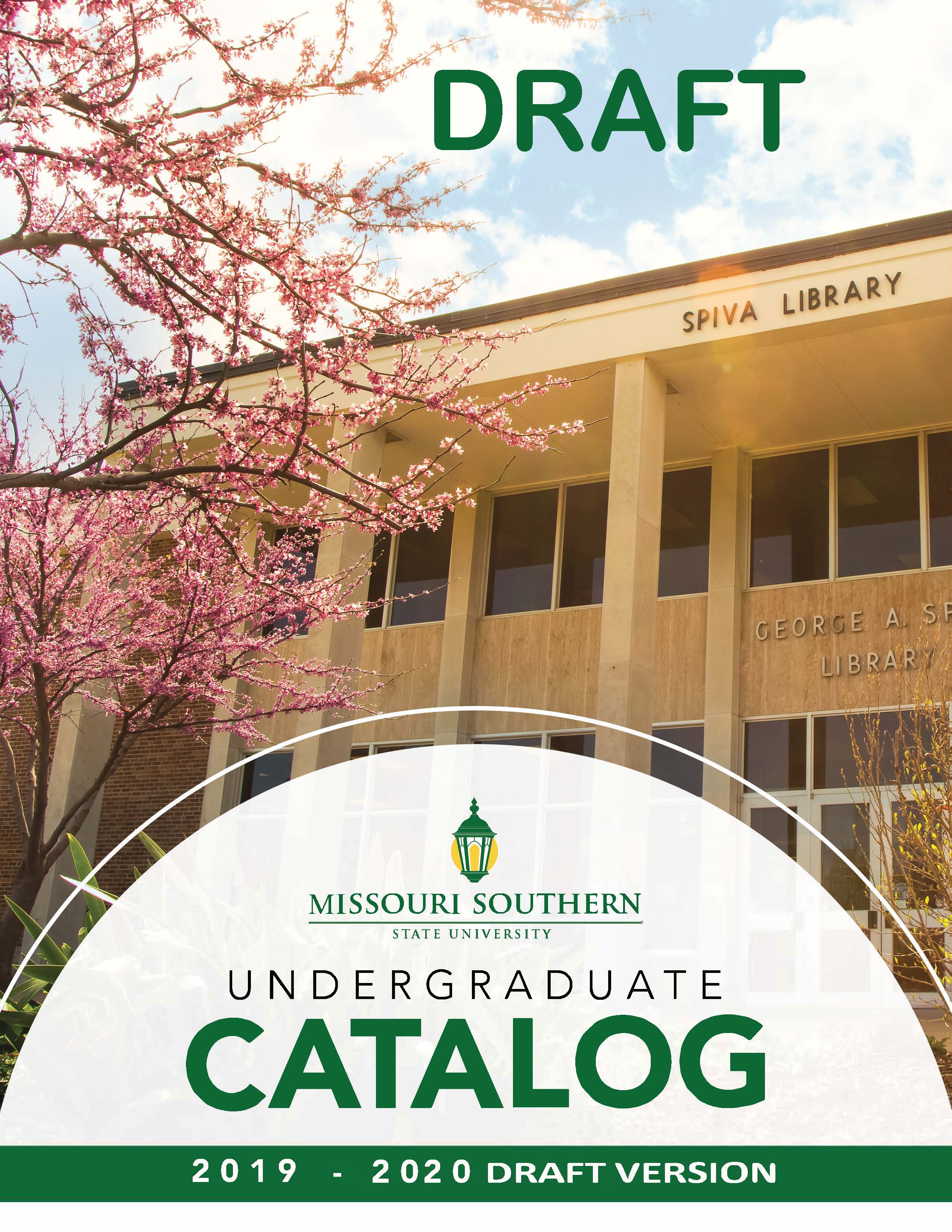 Missouri Southern State University Acalog ACMS™